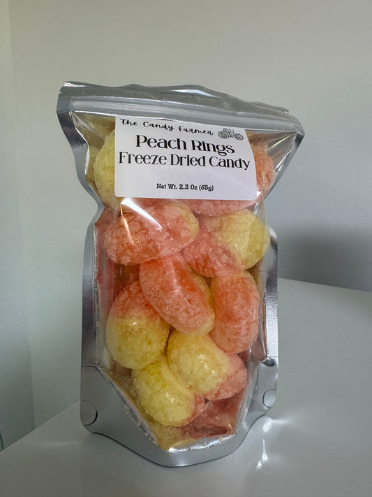 Peach Rings Freeze Dried Candy