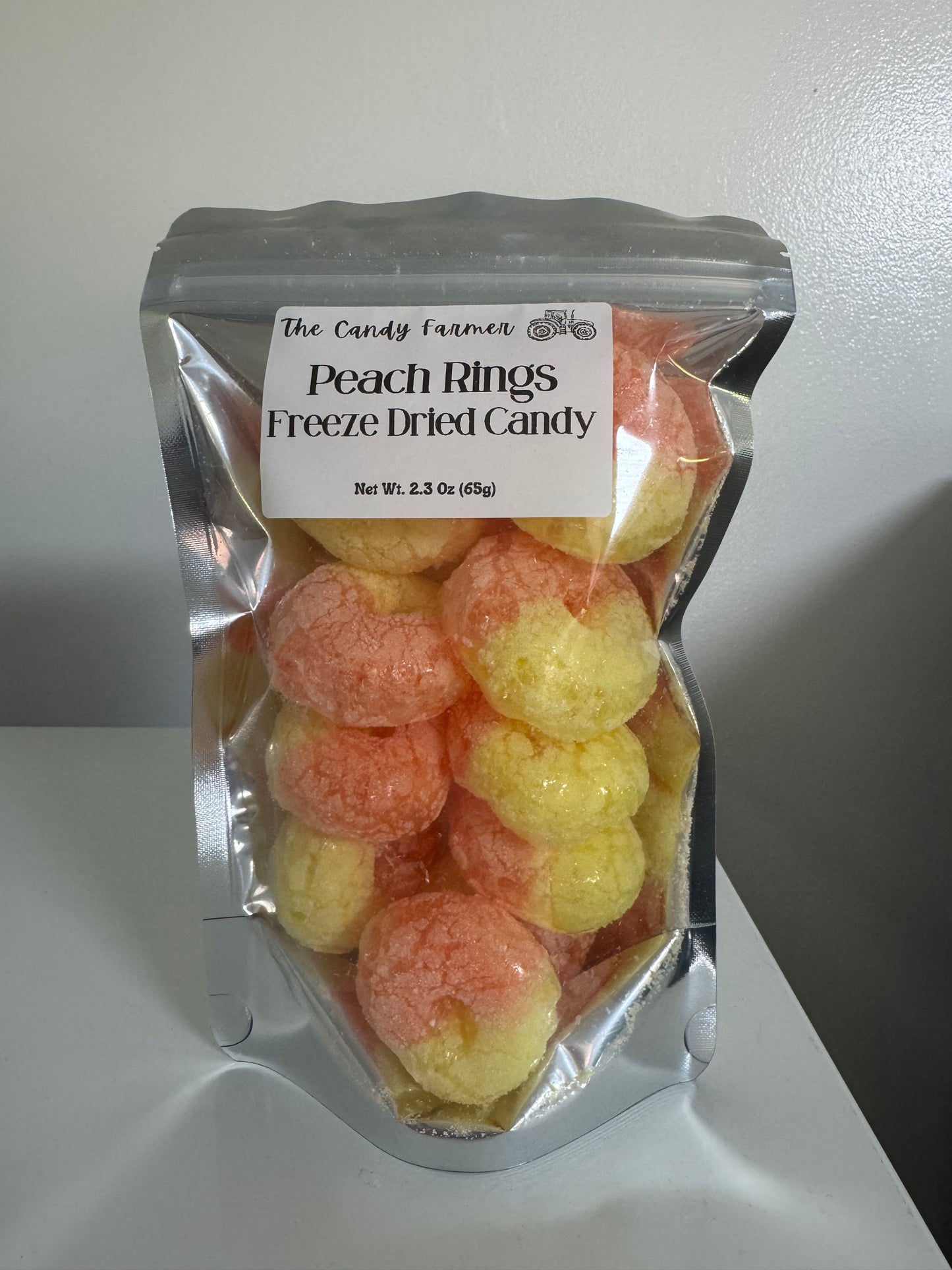 Peach Rings Freeze Dried Candy