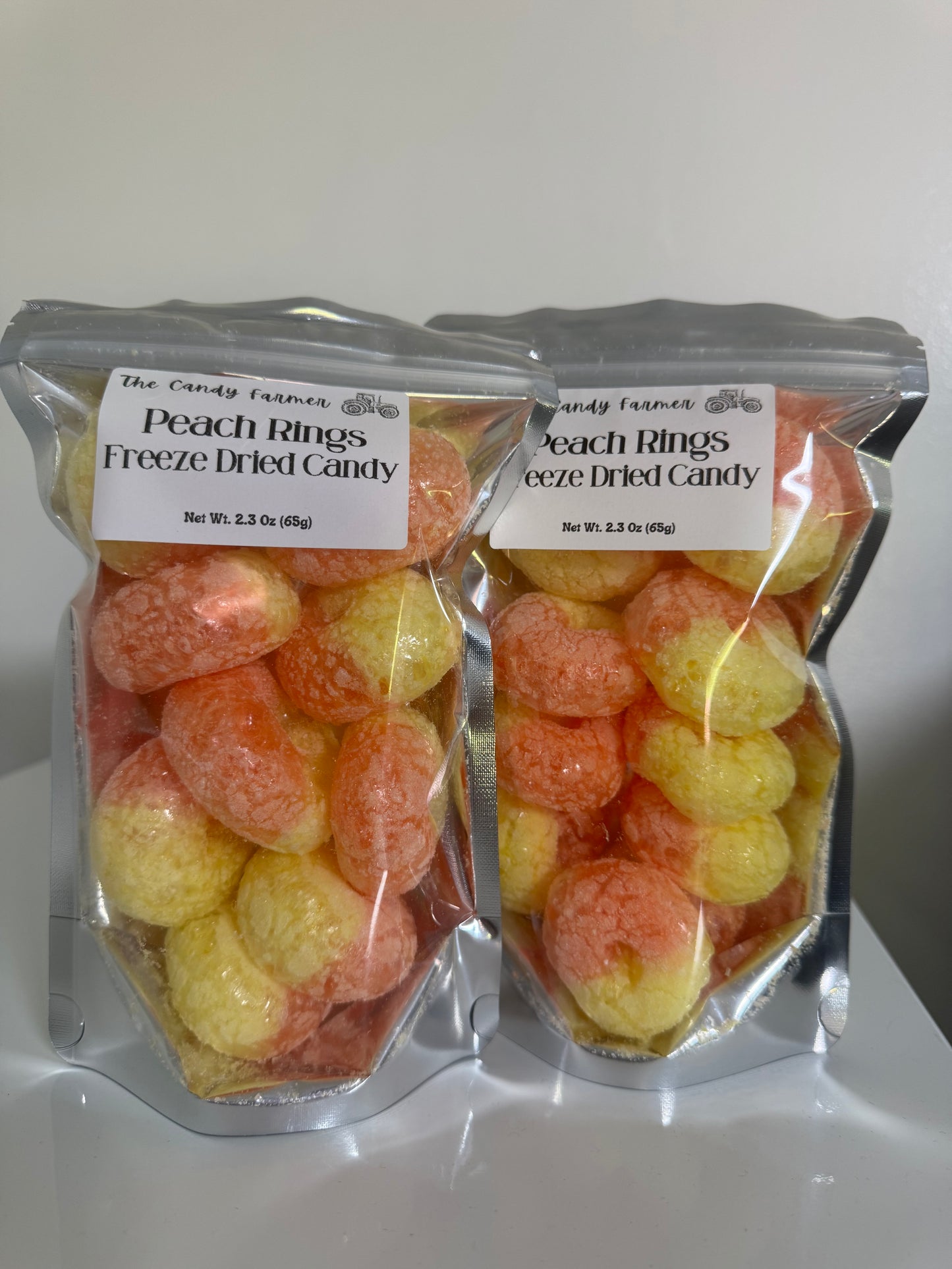Peach Rings Freeze Dried Candy